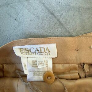 Vintage Escada Tan Pencil Skirt